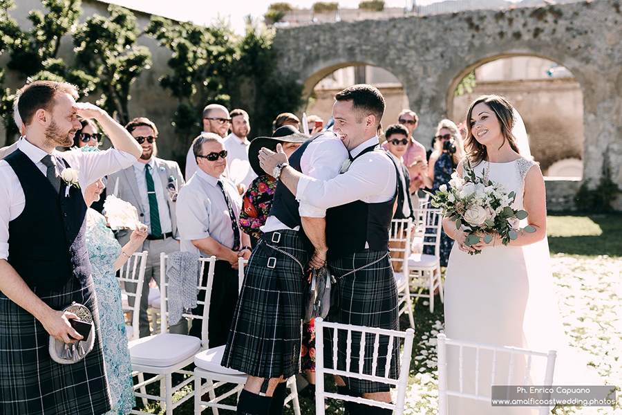 wedding reportage photography in Ravello